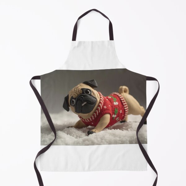 Item preview, clay snow pug designed and sold by PugsRus.