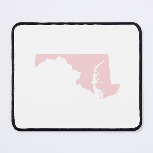 Item preview, Maryland Map Silhouette – Minimal Pink designed and sold by Paper Drip.