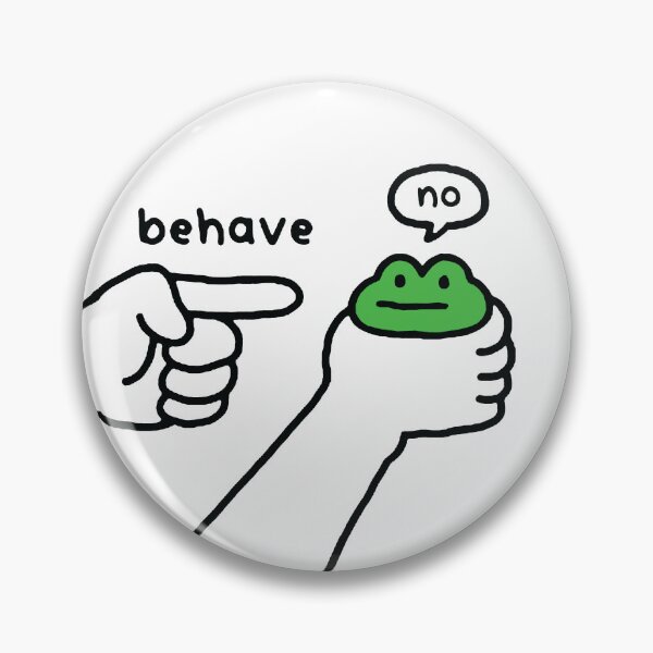 Item preview, Behave Frog designed and sold by KerriKerri.