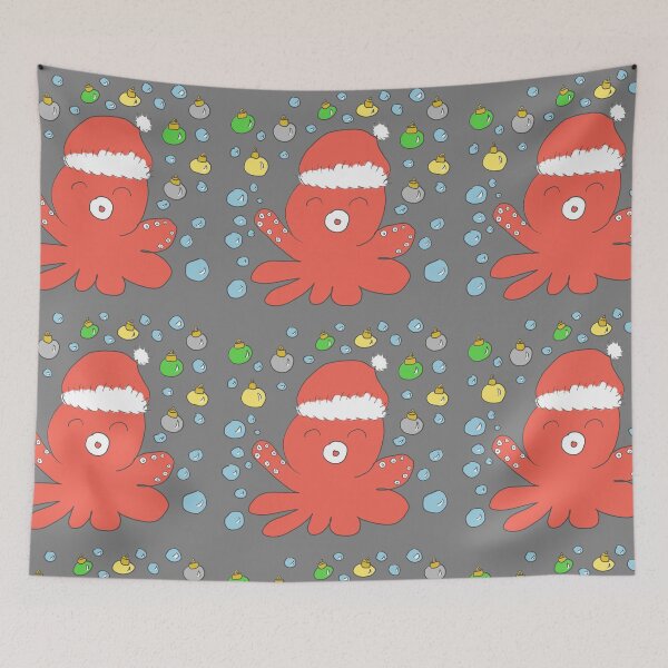 Item preview, Christmas Octopus  designed and sold by SunaraIshi.