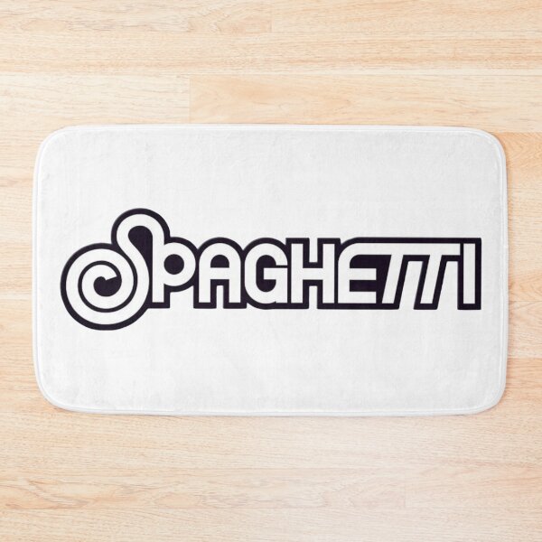 Item preview, Le Sserafim Spaghetti Logo (Black and White)  designed and sold by NadyaEsthetic.