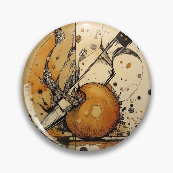Item preview, Abstract Kitchen Chef's Knife and Tomato designed and sold by ChefsSpicyFits.