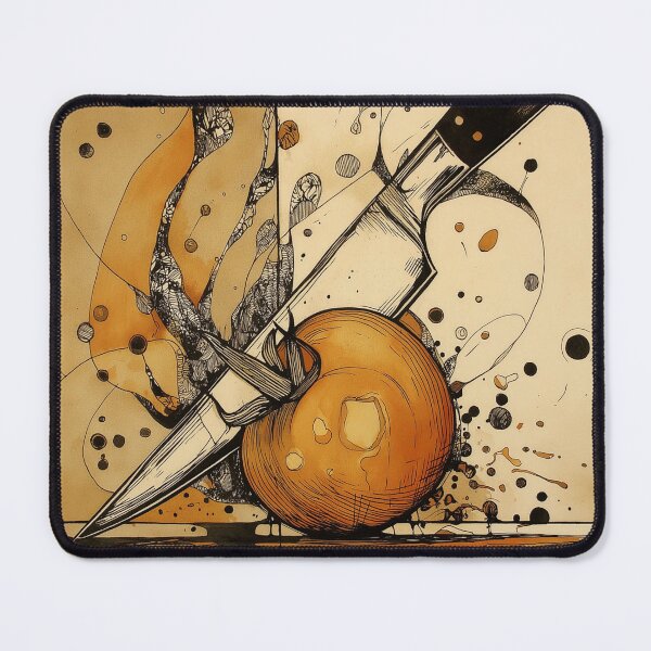 Item preview, Abstract Kitchen Chef's Knife and Tomato designed and sold by ChefsSpicyFits.