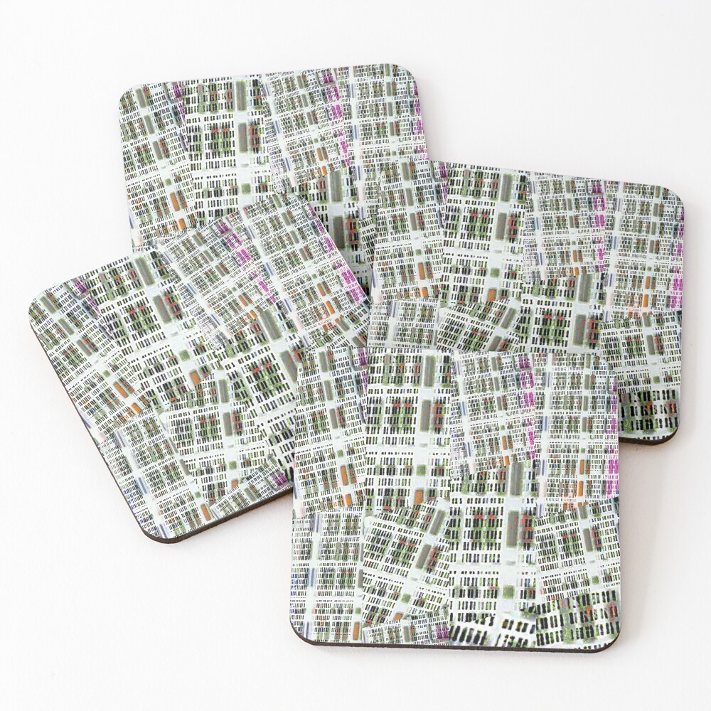 Item preview, Coasters (Set of 4) designed and sold by HeadacheMachine.