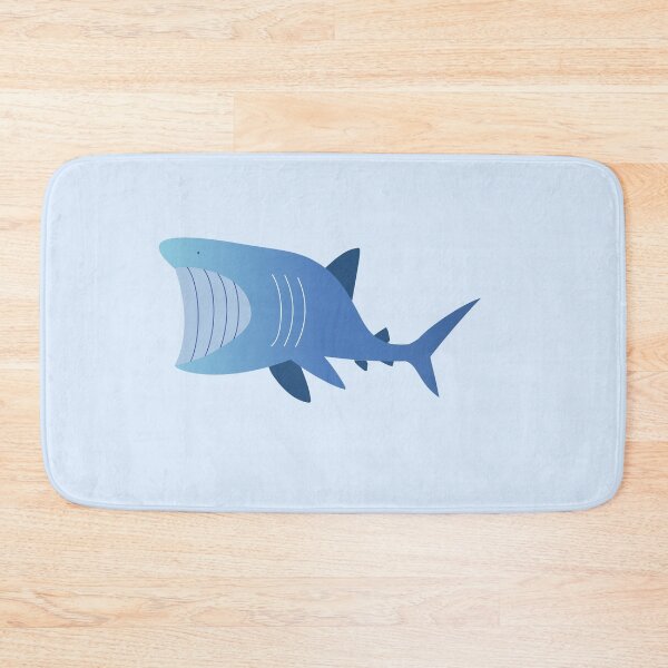 Item preview, Basking Shark – Light Blue designed and sold by typewithjuliette.