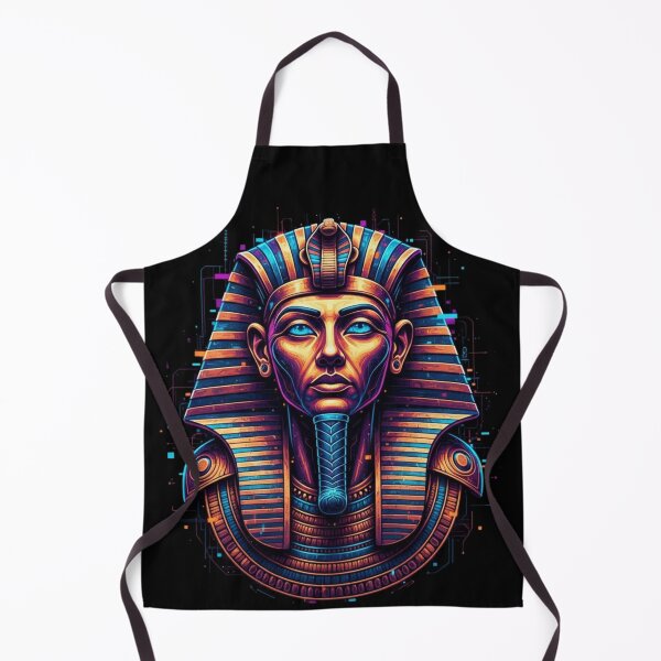 Item preview, Tutankhamun Cyberpunk Neon Pharaoh Mask designed and sold by MJO80.