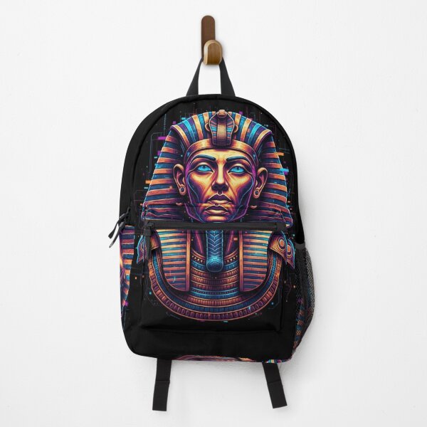 Item preview, Tutankhamun Cyberpunk Neon Pharaoh Mask designed and sold by MJO80.