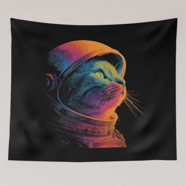 Item preview, Space Cat Astronaut I designed and sold by WolfmanProphecy.