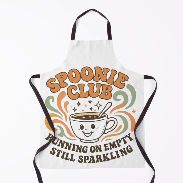 Item preview, Spoonie Club Retro Coffee Design Running On Empty designed and sold by FlaredSpoonie.