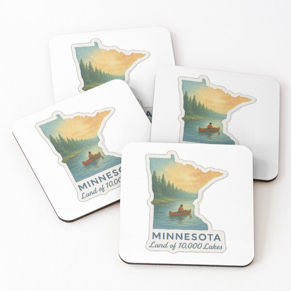 Item preview, Minnesota Land of the 10,000 Lakes designed and sold by Whimspired By Paxx.