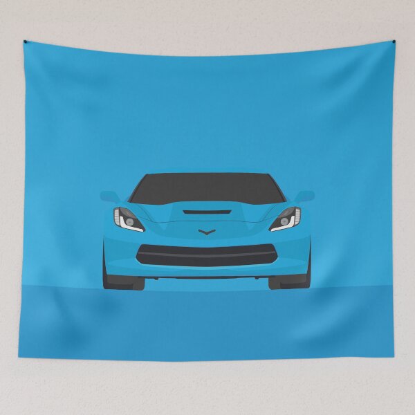 Item preview, Corvette C7 - Vector drawing designed and sold by yohannlp.