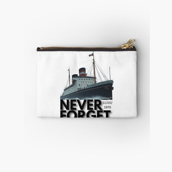 Item preview, Edmund Fitzgerald, Great Lakes Ship Tribute Design for T-Shirts, Stickers & Gifts designed and sold by AuraThreads57.