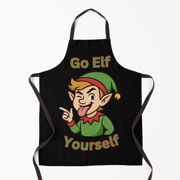 Item preview, Santa's Little Helper is Feeling Saucy and Saying Go Elf Yourself designed and sold by SpokeBender.
