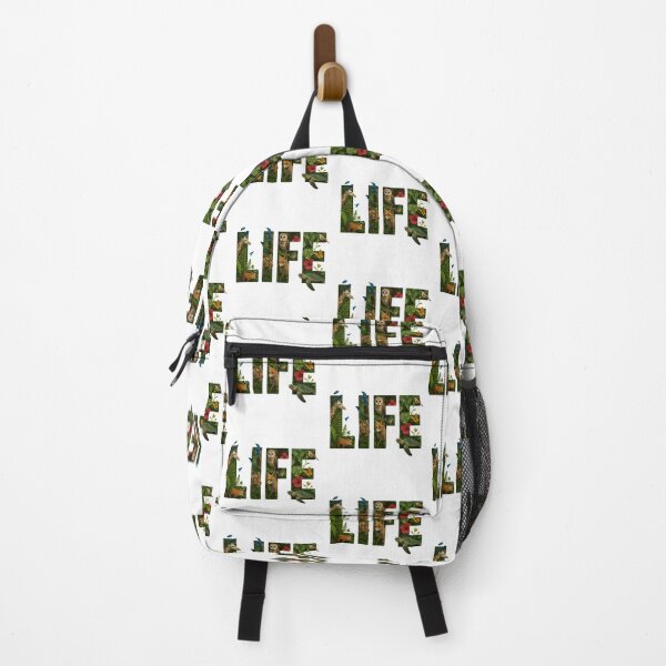 Aperçu de l'œuvre LIFE – une typographie naturelle remplie d'animaux et de plantes créée et vendue par Les-Ink-Studio.