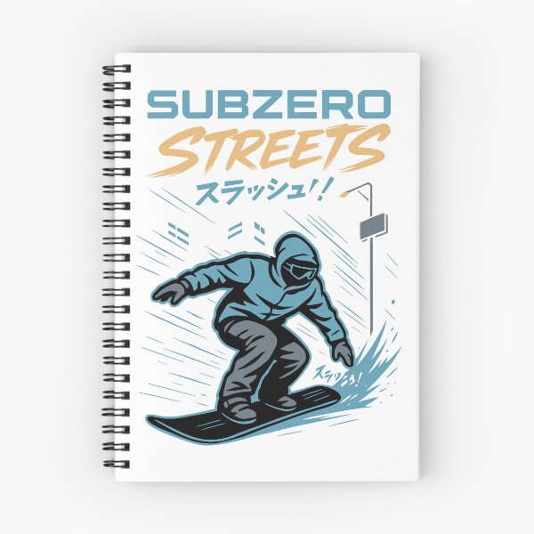 Item preview, Subzero Streets – Urban Snowboarder Night Ride designed and sold by SnappyPNG.