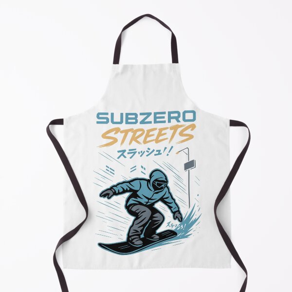 Item preview, Subzero Streets – Urban Snowboarder Night Ride designed and sold by SnappyPNG.