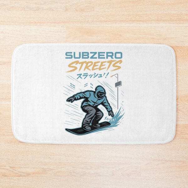 Item preview, Subzero Streets – Urban Snowboarder Night Ride designed and sold by SnappyPNG.