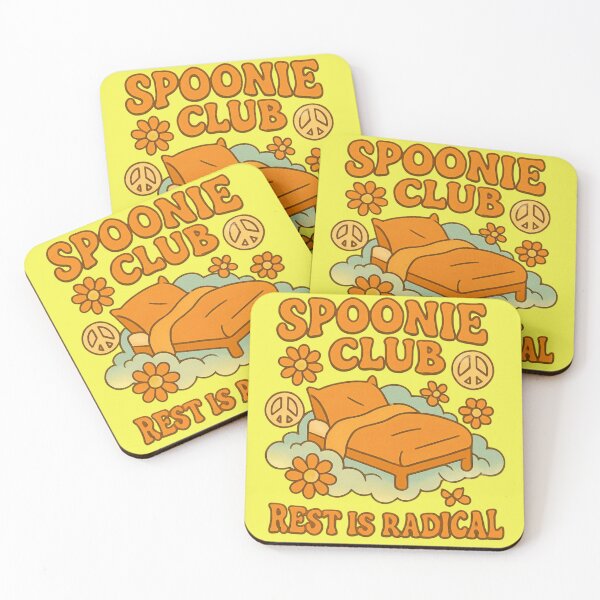 Item preview, Spoonie Club: Rest Is Radical Boho Hippie Design designed and sold by FlaredSpoonie.