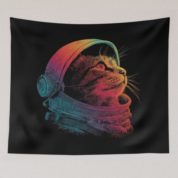 Item preview, Space Cat Astronaut II designed and sold by WolfmanProphecy.