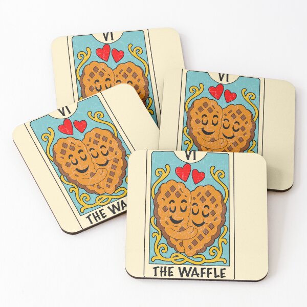 Item preview, 6 The Waffle (The Lovers) designed and sold by DerpCat Sketches.