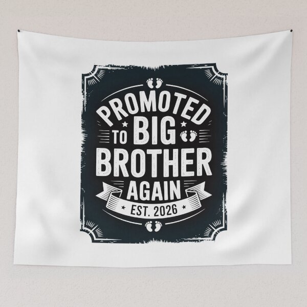 Item preview, Promoted to Big Brother Again 2026 Baby Announcement designed and sold by Gogetgiggles.