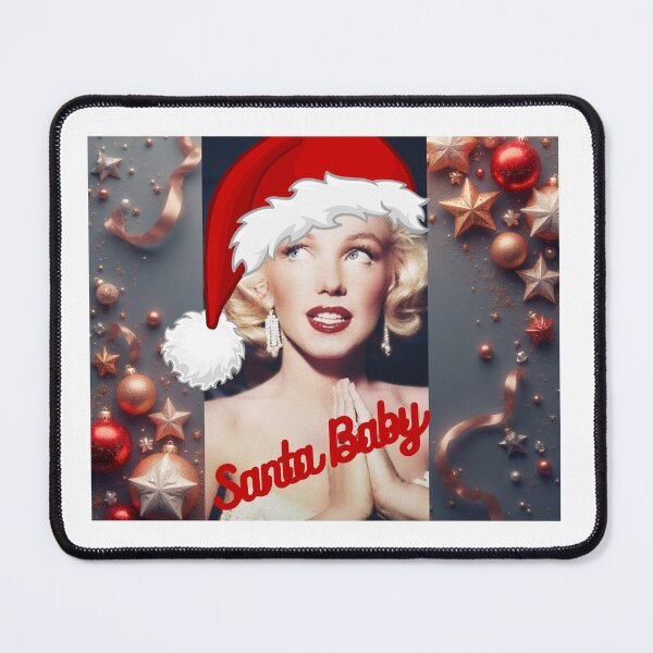 Item preview, #SantaBaby #RetroChristmas #VintageGlam #HolidayAesthetic #RetroAesthetic #VintageHoliday #PinupStyle #ChristmasArt #GlamChristmas #ClassicHollywood designed and sold by GypsyJewlz.