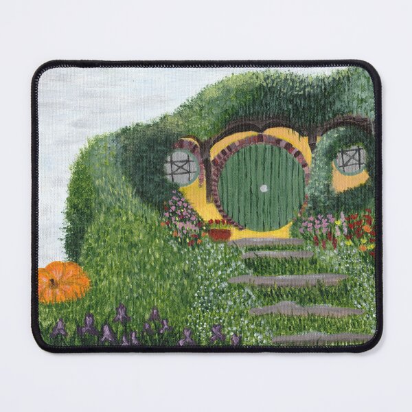 Item preview, Hobbit House - acrylic painting on canvas by Elli YeLin designed and sold by ElliPhotoandDesign.