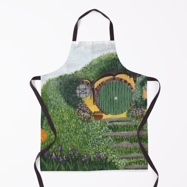 Item preview, Hobbit House - acrylic painting on canvas by Elli YeLin designed and sold by ElliPhotoandDesign.