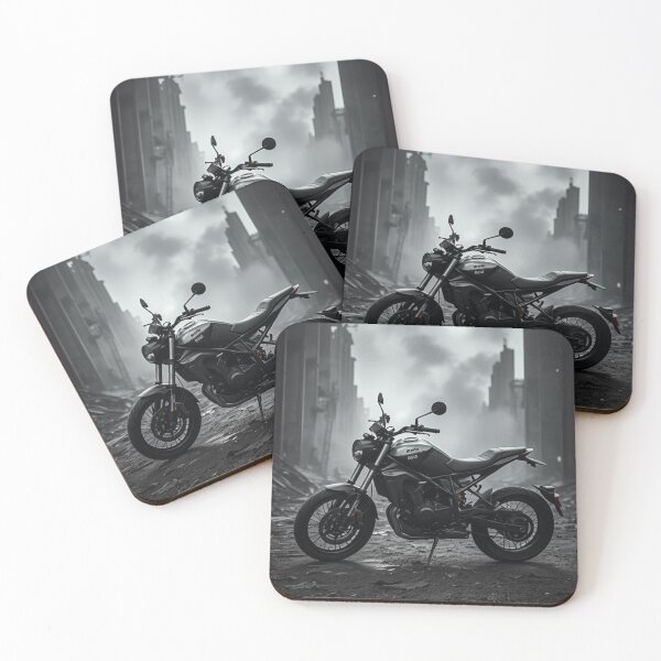 Item preview, Motorcycle In A Ruins City designed and sold by Midiss.