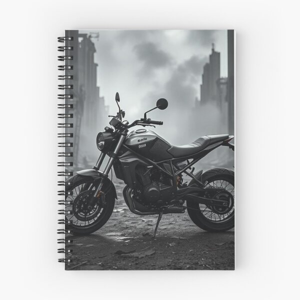 Artikelvorschau, Motorrad in einer Ruinenstadt entworfen und verkauft von Midiss.