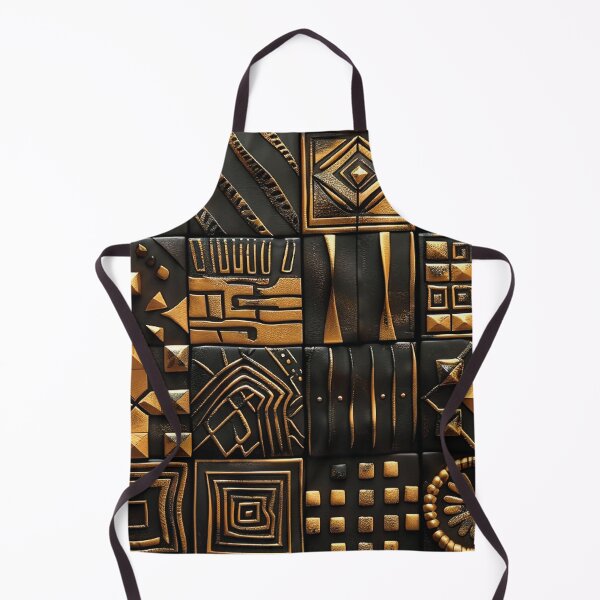 Item preview, African Exquisite Designs Pattern In Golden And Black designed and sold by DEC02.