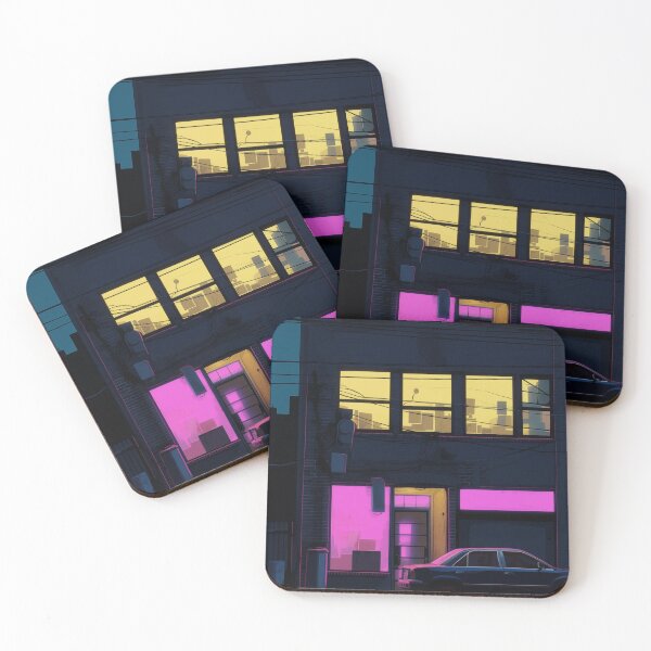 Item preview, Neon sign building modern art designed and sold by JeniSeny.