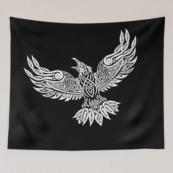 Item preview, Raven (white) designed and sold by Steve Anderssen.