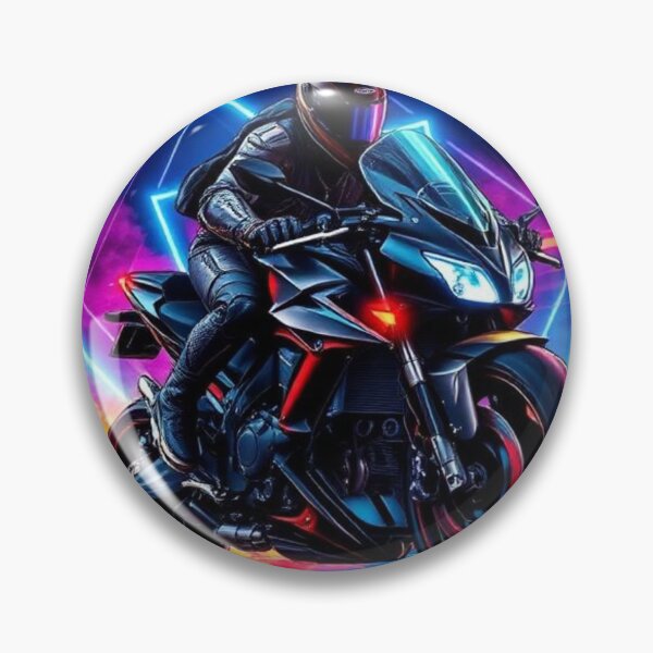 Item preview, Neon Motorcycle Rider designed and sold by Midiss.