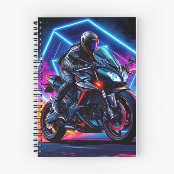 Item preview, Neon Motorcycle Rider designed and sold by Midiss.