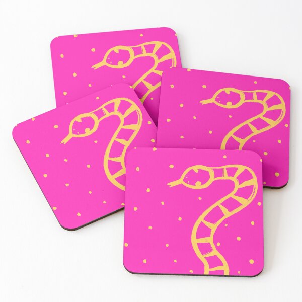 Item preview, Snake in pink designed and sold by SuriAllen.