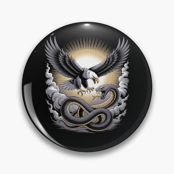 Item preview, eagle and snake fighting designed and sold by Mateusz Majcherek.