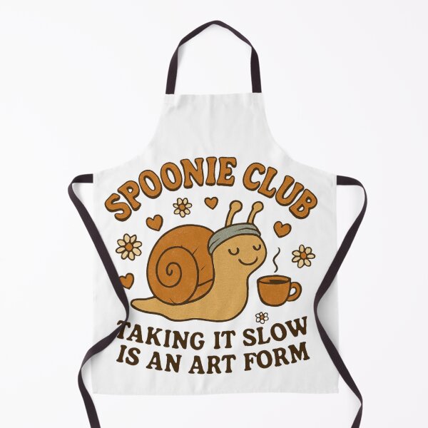 Item preview, Spoonie Club: Taking It Slow Retro Snail Design designed and sold by FlaredSpoonie.