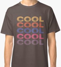 Cool Retro Typography Classic T-Shirt