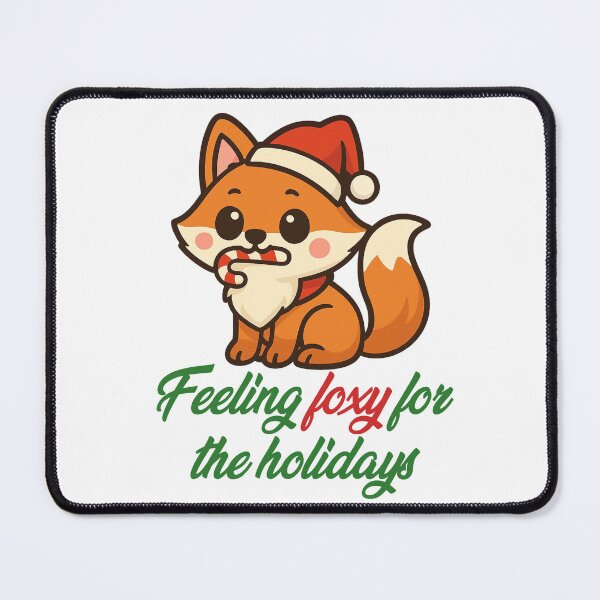 Item preview, Feeling Foxy for the Holidays – Christmas Fox designed and sold by CanSparkleArt.