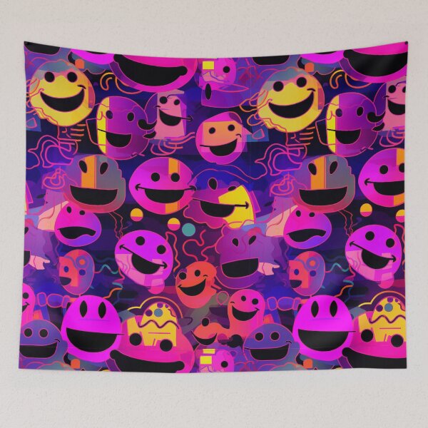Item preview, Punk smiley pattern designed and sold by JeniSeny.