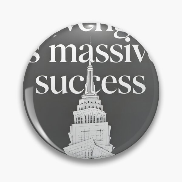 Item preview, Vindication Quote Poster - Massive Success Wall Art Print designed and sold by Cosmopolis.