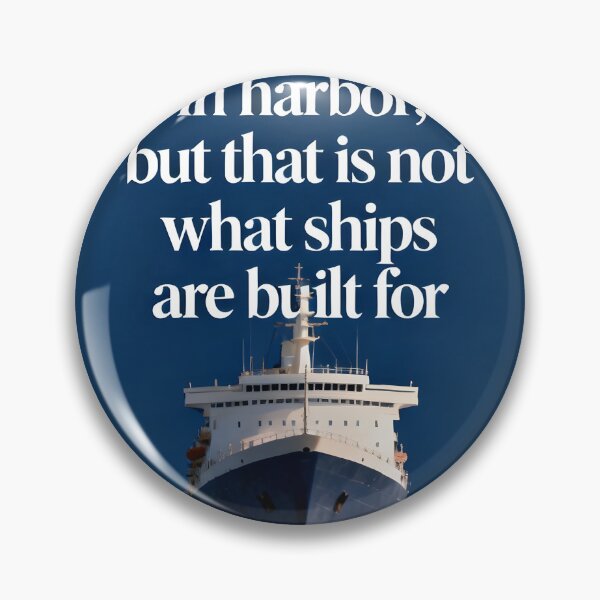 Item preview, Boldness Quote Poster - Wild Sea Ship Inspirational Print designed and sold by Cosmopolis.
