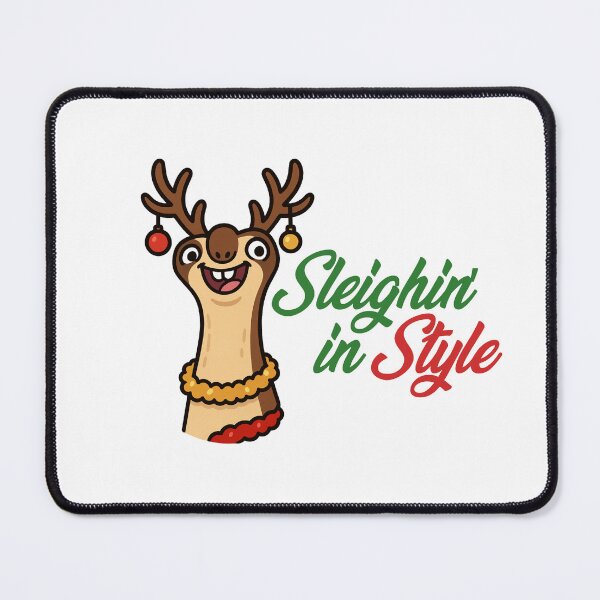 Item preview, Sleighin’ in Style – Christmas Sloth designed and sold by CanSparkleArt.