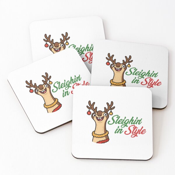Item preview, Sleighin’ in Style – Christmas Sloth designed and sold by CanSparkleArt.