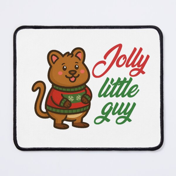 Item preview, Jolly Little Guy – Christmas Quokka designed and sold by CanSparkleArt.
