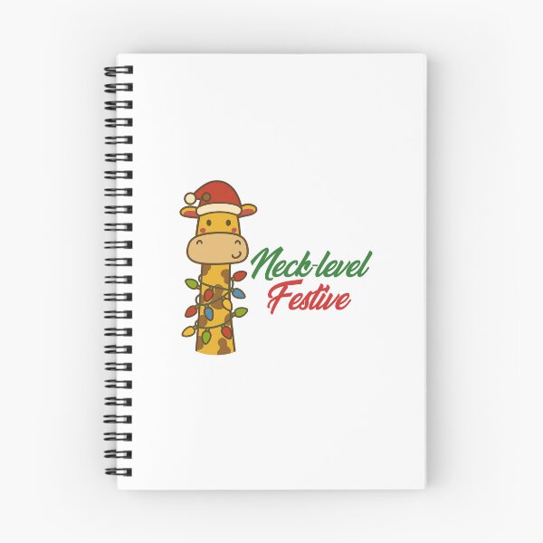Item preview, Neck-Level Festive – Christmas Giraffe designed and sold by CanSparkleArt.