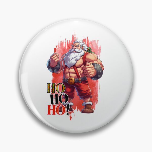 Item preview, Badass Santa Claus HO HO HO! Strongman Christmas Brawler designed and sold by lojadpop.