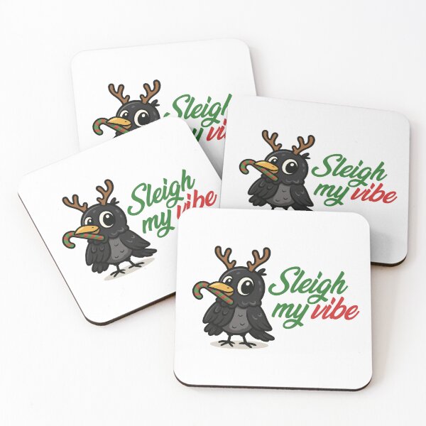 Item preview, leigh My Vibe – Christmas Crow designed and sold by CanSparkleArt.