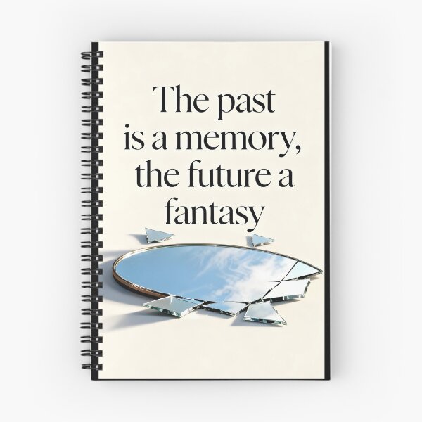 Item preview, Present Moment Realism Quote Poster - Reflective Wall Art designed and sold by Cosmopolis.